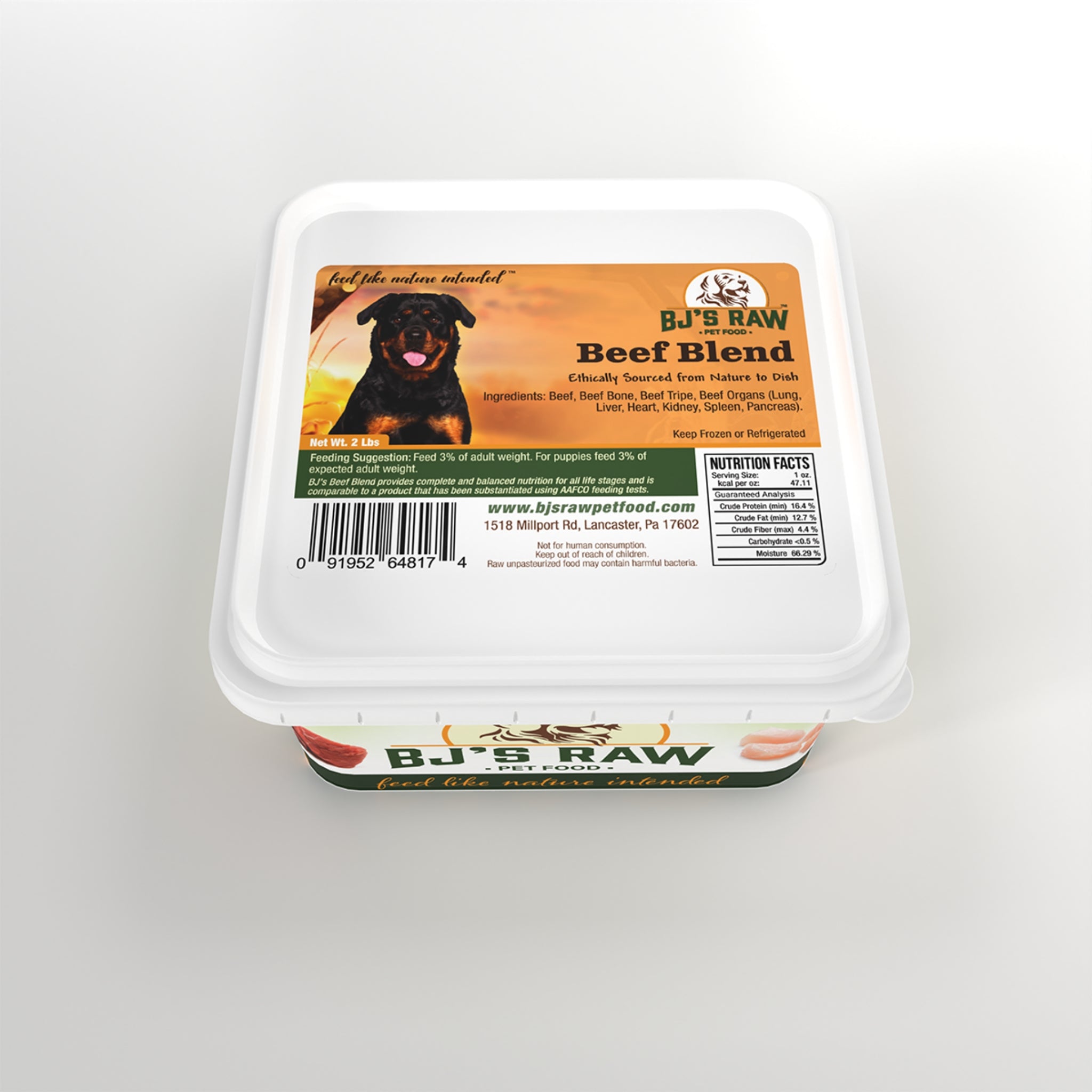 Beef Blend BJ s Raw Pet Food