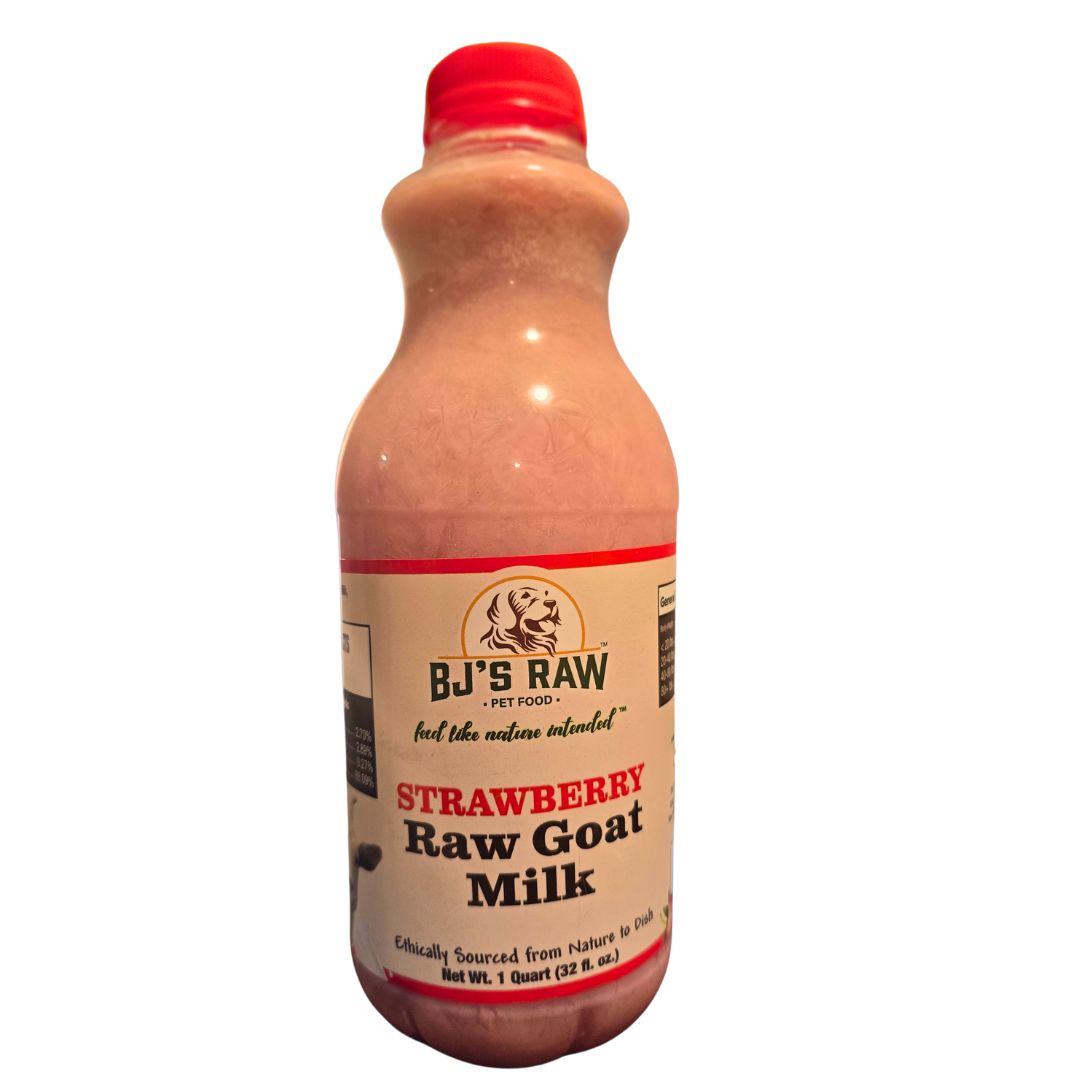 Strawberry Raw Goat Milk