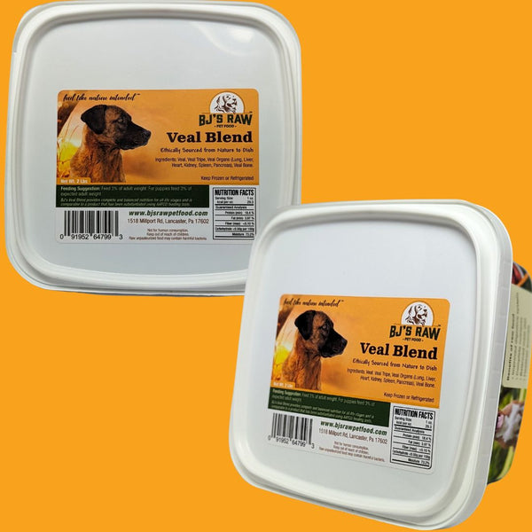 Veal Blend BJ s Raw Pet Food